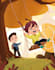 create enchanting 2d 3d ai children book illustrations