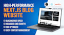build a lightning fast dynamic blog website using nextjs, tailwind and cms