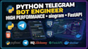 build a professional telegram bot using aiogram and fastapi