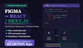 convert figma to react, nextjs or HTML with pixel perfect responsive design