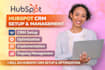 do hubspot CRM setup, hubspot optimization, hubspot implementation, management