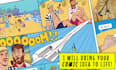 create a comic book or comic strip illustration
