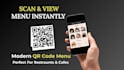 create professional restaurant menu and qr menu design