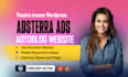 build an autoblog website with adsterra ads SEO optimization and fast loading