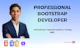 create a responsive website or landing page using bootstrap 5