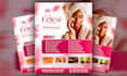 design luxury beauty flyers and cosmetic packaging