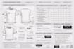 create apparel spec sheet and size chart for fashion production