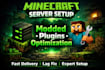 setup and optimize your minecraft server