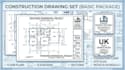 design architectural construction drawings and plan set