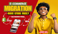 migrate wordpress to shopify, wix to wordpress, shopify store migration