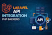 integrate custom API in laravel php web application