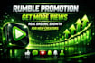 rumble channel promotion and rumble video promotion