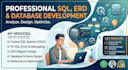 write sql queries and design relational databases erd