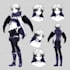 draw anime character design sheet