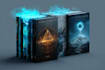 design a cinematic sci fi book cover that sells