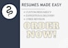 create or tweak work resumes
