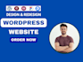 create a responsive wordpress website design or redesign