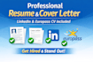 create ats friendly, modern and euro pass CV resume
