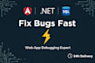 fix angular, dotnet, and sql bugs quickly and professionally