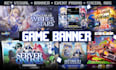 design game ads and banner for game marketing