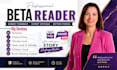beta read romantasy fiction, cozy fantasy and thriller novel