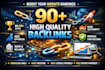 provide 90 plus good quality backlinks
