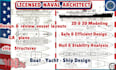 create professional ship drawing, class documentation and marine cad models