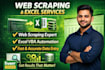 do web scraping, data extraction, excel vba automation, date clean, data entry