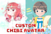 draw a cute chibi avatar from your photo