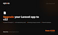 upgrade your laravel application to the latest version