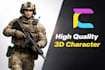 design high quality 3d game assets and models