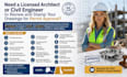 civil engineering licensed architect drawing pe stamp in  alaska and delaware