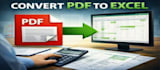 convert PDF to excel spreadsheet accurately and fast