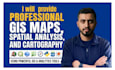 professional gis maps, spatial analysis and cartography