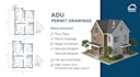 adu permit drawings, city approval, garage conversion, plans, adu floor plans