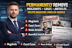 permanently remove mugshots cases articles news delete negative links on google