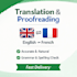 proofread and edit your texts professionally