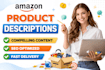 write professional amazon products description