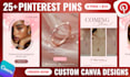 design elegant pinterest pins in canva