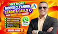 google ads run for house cleaning business to get real calls and leads