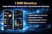 develop crypto wallet app blockchain app crypto exchange app trading app