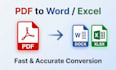 convert PDF to word with perfect formatting