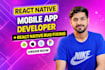 build react native mobile app as a react native developer