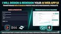 design premium ai app UI using v0 dev and tailwind