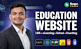 build modern education or elearning website