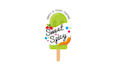 design ice cream and latin snacks logo