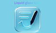 create a professional liquid glass icon design