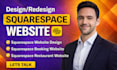 squarespace booking website, squarespace restaurant website, squarespace website