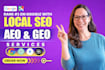 optimize complete website GEO SEO aeo, local and off page backlink building