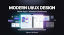 create clean, modern, and easy to use UI UX